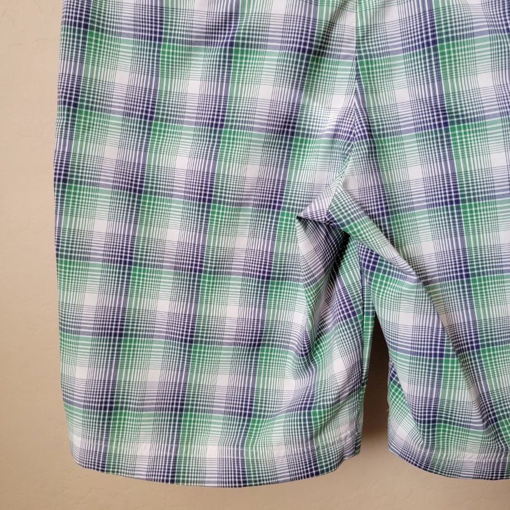 Puma Men's Plaid Golf Shorts - Picture 10 of 16